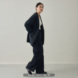 【kuros’オリジナル】リラックスフィット シングルテーラードジャケット | ストレッチ 日本製 男女兼用