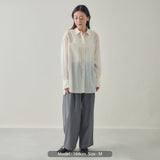 【kuros'オリジナル】イージーワイドタックパンツ | ウエストゴム オールシーズン可 男女兼用