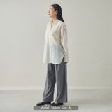 【kuros'オリジナル】イージーワイドタックパンツ | ウエストゴム オールシーズン可 男女兼用