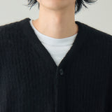 モヘアニットカーディガン｜モヘア混 ゆったり ユニセックス