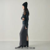 【kuros’オリジナル】ウールタートルネックロングTシャツ｜ ウール100％ 日本製 レディース