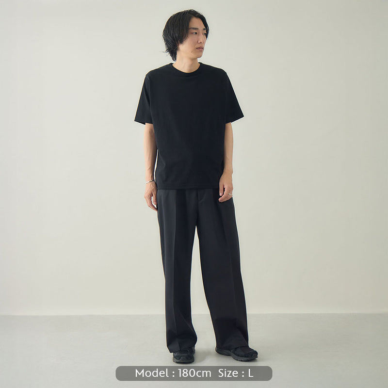 ウールタックワイドパンツ | ウール100％ ユニセックス
