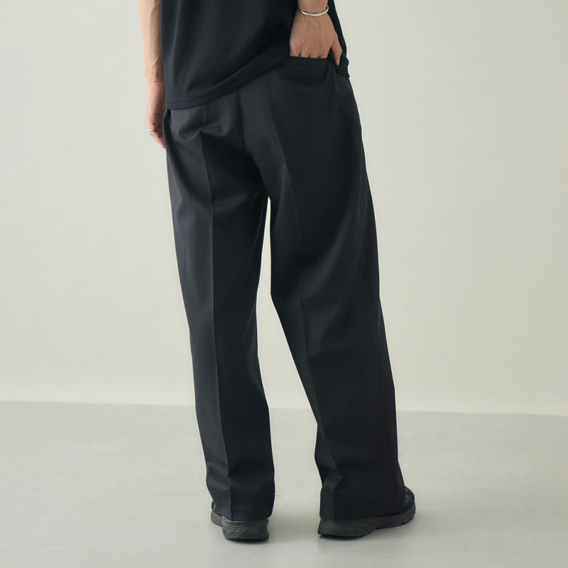 ウールタックワイドパンツ | ウール100％ ユニセックス