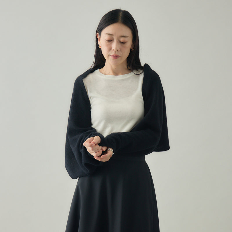 ベビーアルパカ混ストール｜kuros’別注色 日本製