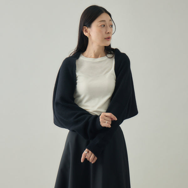 ベビーアルパカ混ストール｜kuros’別注色 日本製