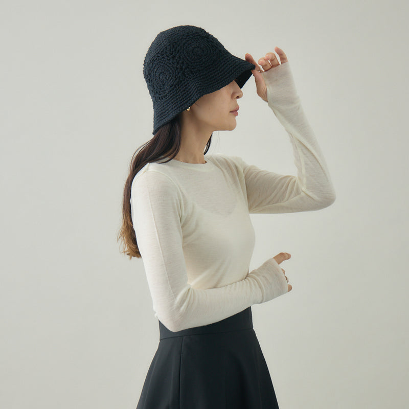 コットンニットハット｜日本製