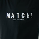 【kuros’オリジナル】BLACK MATCH POKET TEE