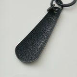 BRASS CHASING SHOEHORN(pockettable) 真鍮靴ベラ 携帯用 黒