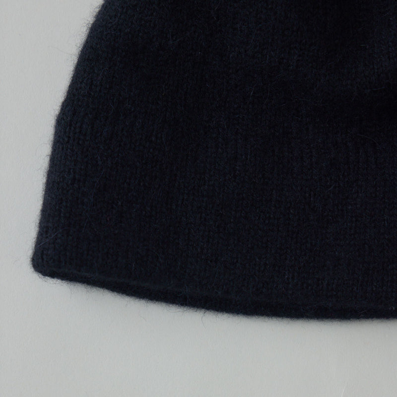 ベビーアルパカ混ニット帽｜ビーニー kuros’別注色 日本製