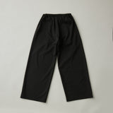【kuros'オリジナル】イージーワイドタックパンツ | ウエストゴム オールシーズン可 男女兼用