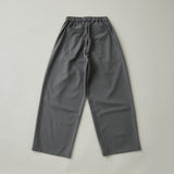 【kuros'オリジナル】イージーワイドタックパンツ | ウエストゴム オールシーズン可 男女兼用