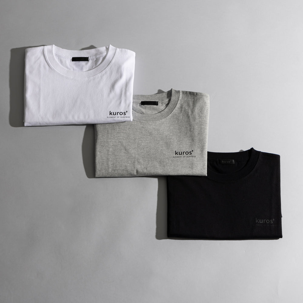 UNISEX】ELEMENT OF SURPRISE ロゴ Tシャツ 白 – kuros.style