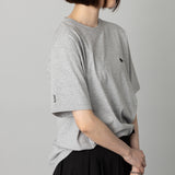 【UNISEX】タスマニアデビル ワッペン Tシャツ  グレー