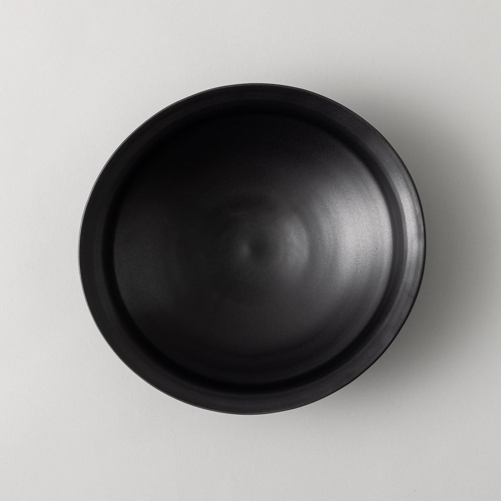 kuros'オリジナル釉薬】美濃焼 鉢 22cm 黒 箱入り – kuros.style