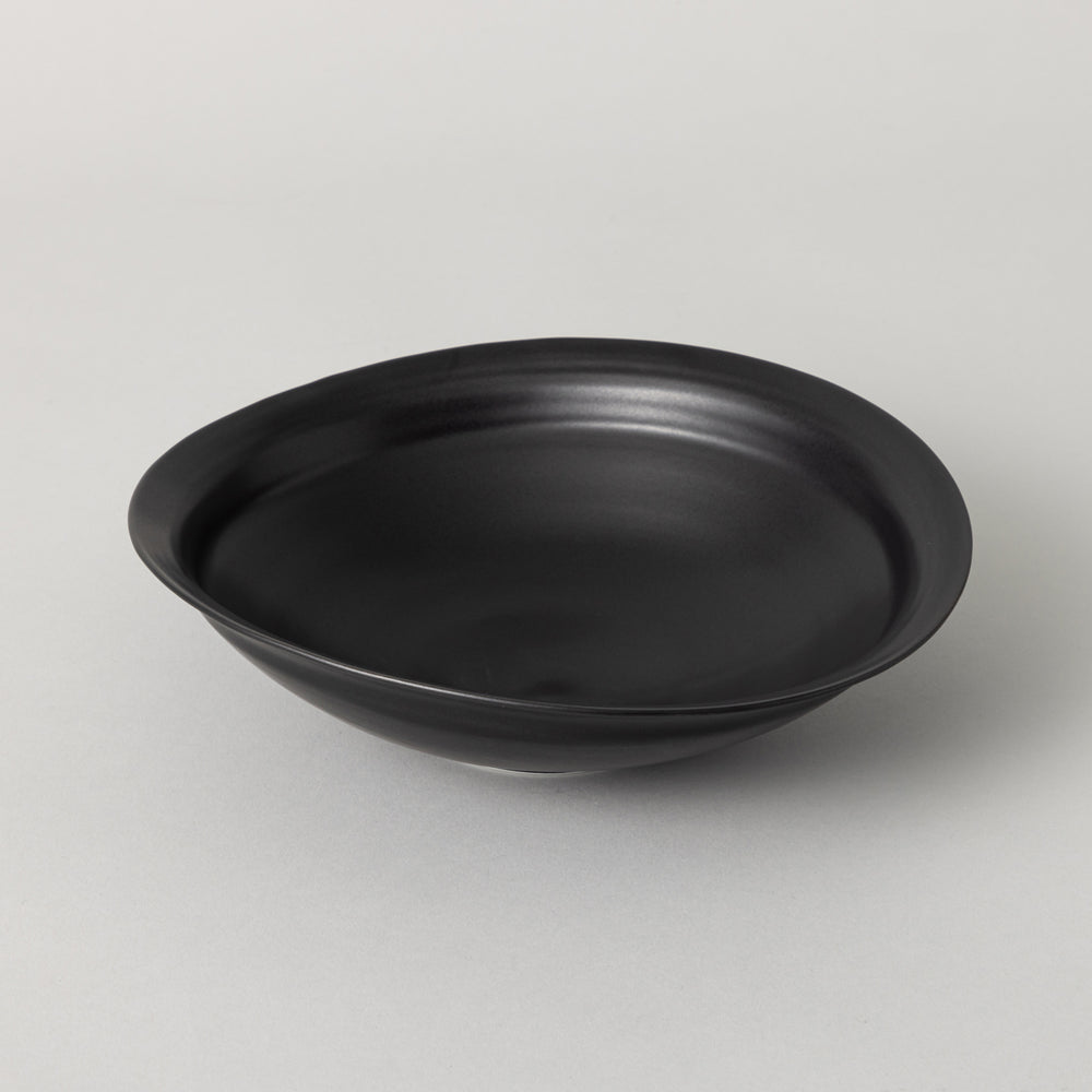 kuros'オリジナル釉薬】美濃焼 鉢 22cm 黒 箱入り – kuros.style