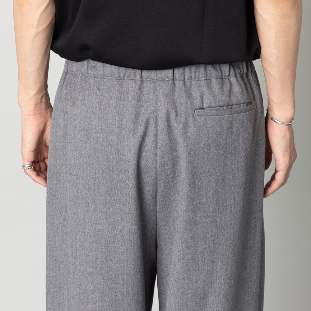 ウールトラウザーパンツ グレー – kuros.style
