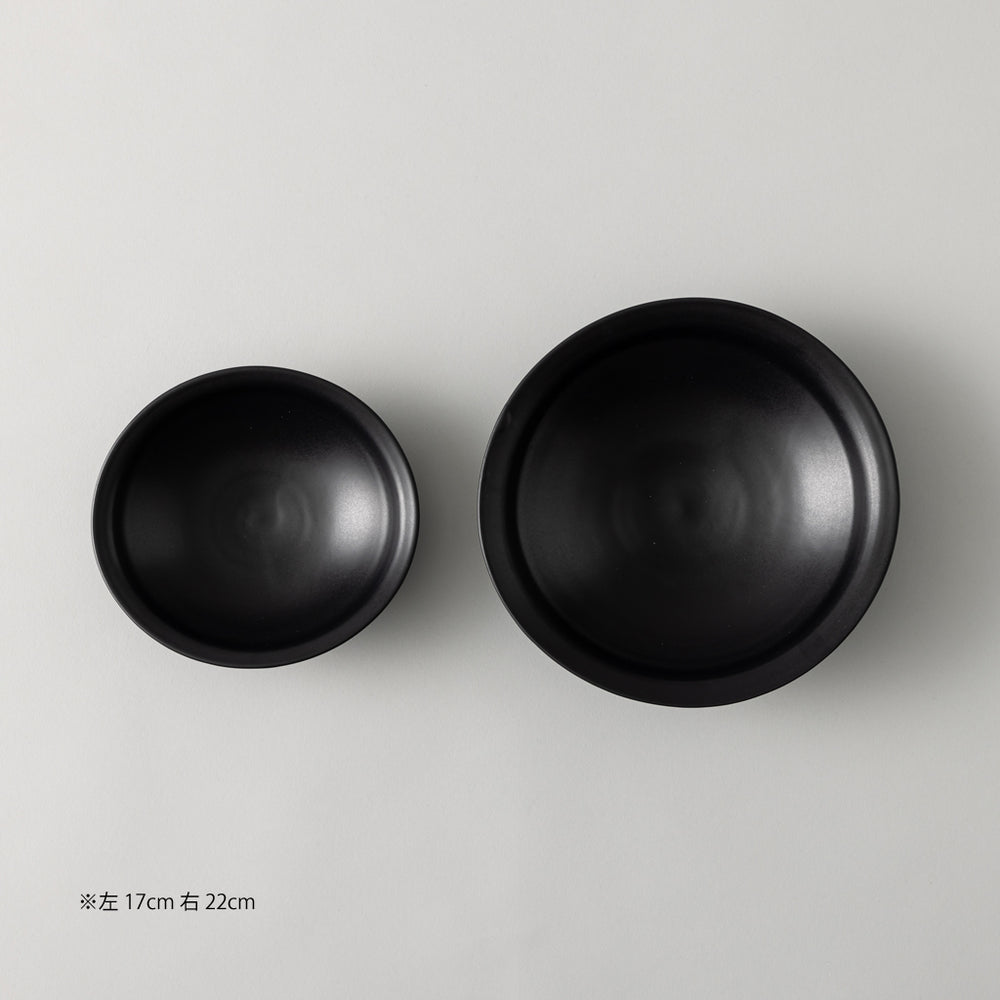 kuros'オリジナル釉薬】美濃焼 鉢 22cm 黒 箱入り – kuros.style