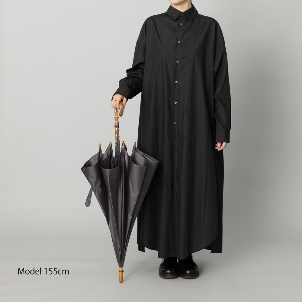 日本製】ドーム型バンブー長傘 グレー – kuros.style