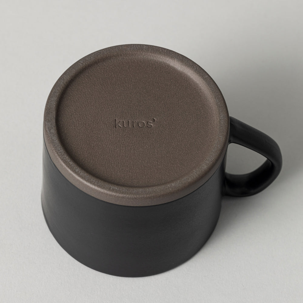 kuros'オリジナル釉薬】kuros' Dining ストレートマグ ブラックマット