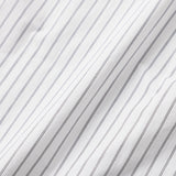 【kuros’オリジナル】ストライプバンドカラーシャツ　男女兼用