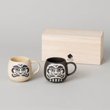 MINO DARUMA MUG だるまマグカップ ペアギフトセット 桐箱入り