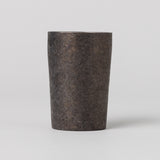 【kuros'オリジナル】チタン二重タンブラー GUNMETA 黒 270ml 桐箱入り