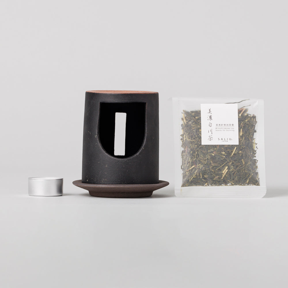 美濃焼 茶香炉 茶葉付き – kuros.style