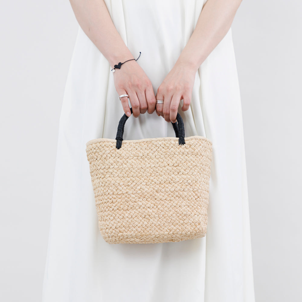 ラフィア マルシェ カゴバッグ ナチュラル S – kuros.style