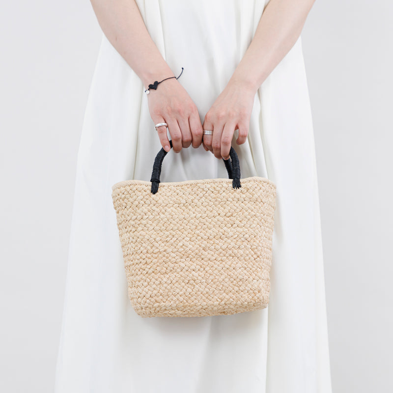 ラフィア マルシェ カゴバッグ ナチュラル S – kuros.style