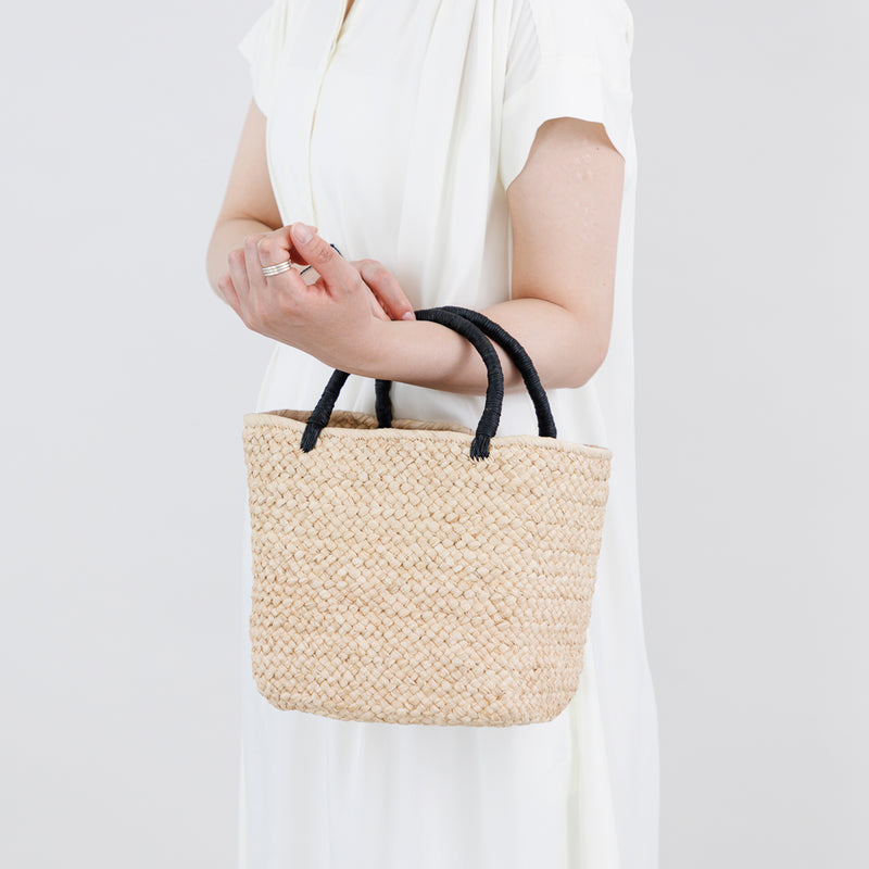 ラフィア マルシェ カゴバッグ ナチュラル S – kuros.style