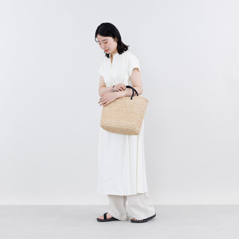 ラフィア マルシェ カゴバッグ ナチュラル M – kuros.style