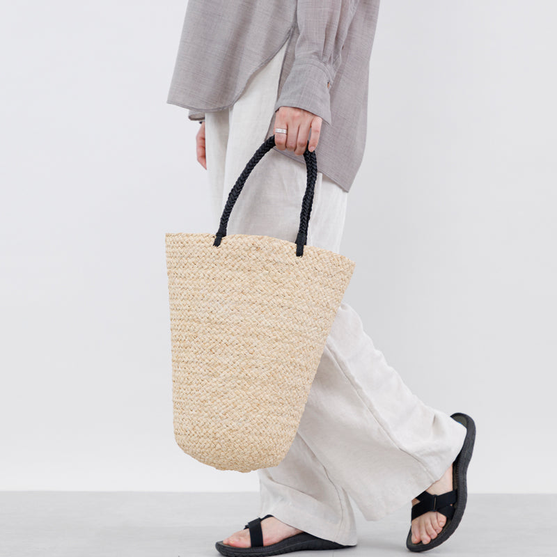 ラフィア ペッシュバッグ ナチュラル – kuros.style