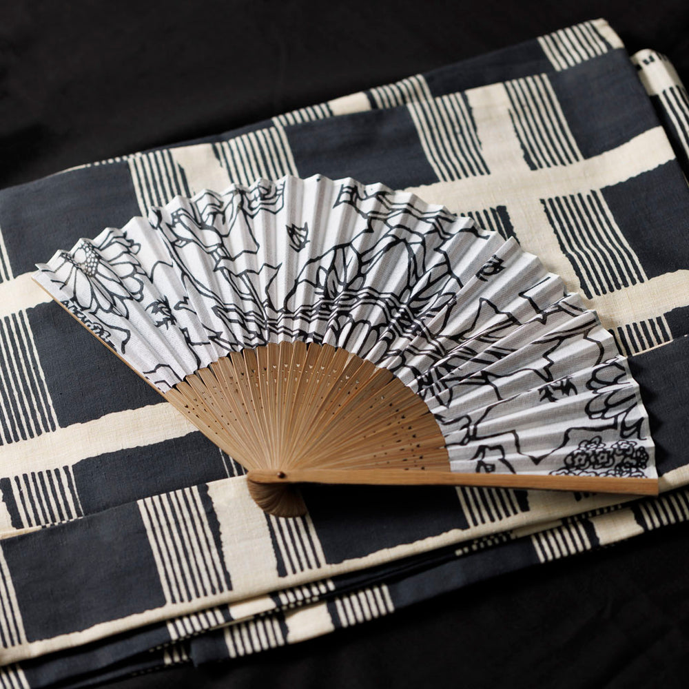 日本製｜扇子】hamanasu 黒 箱入り – kuros.style