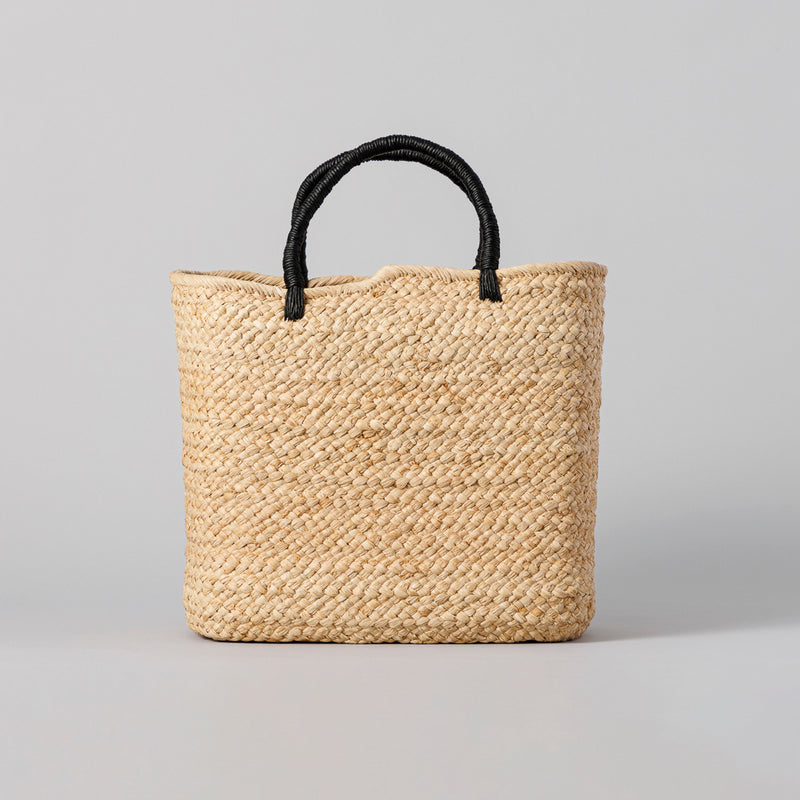ラフィア マルシェ カゴバッグ ナチュラル M – kuros.style
