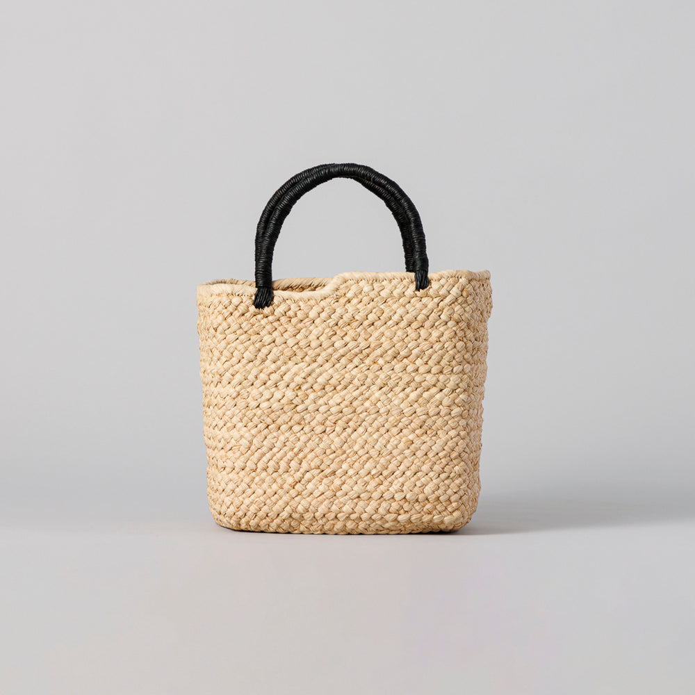 ラフィア マルシェ カゴバッグ ナチュラル S – kuros.style