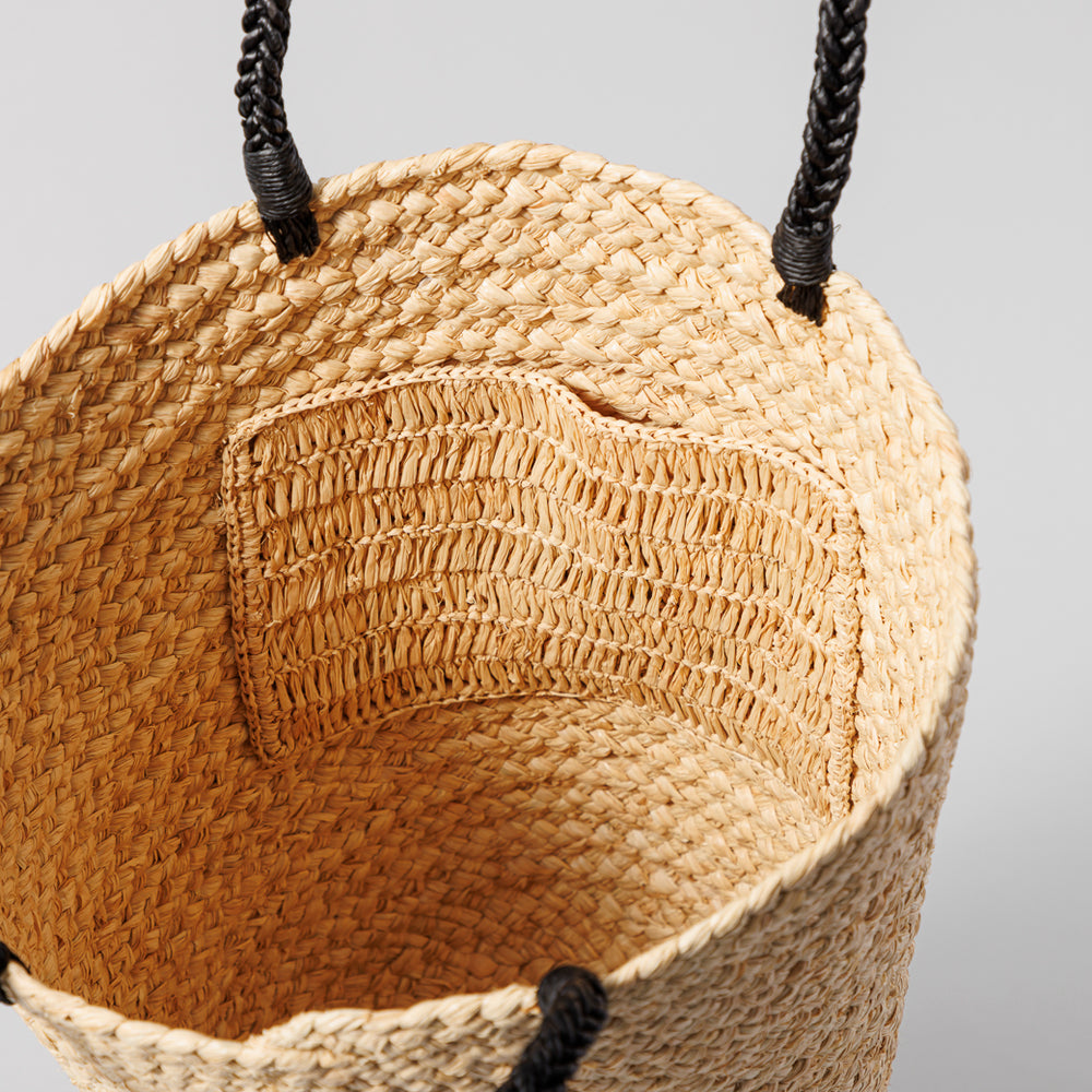 ラフィア ペッシュバッグ ナチュラル – kuros.style