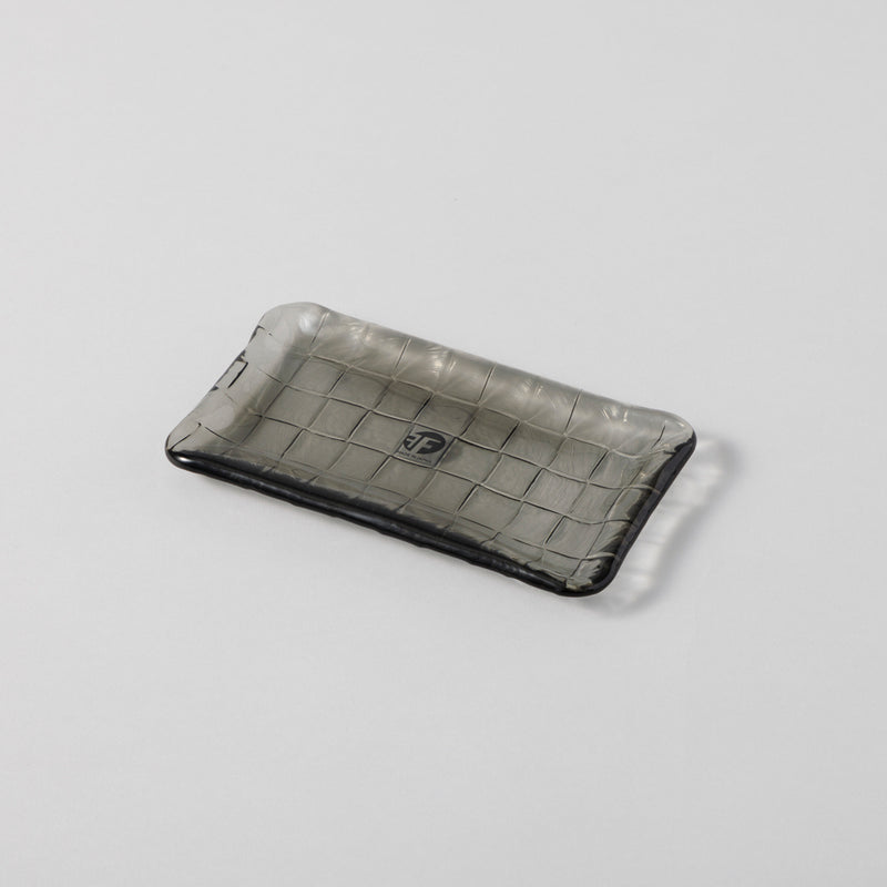 レクタングル ガラスプレート ミニ180 グレー – kuros.style