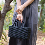 【kuros’別注】ラフィア カゴバッグ浅型 S