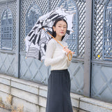 【日本製｜日傘】brick 黒 長傘