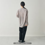 【kuros'オリジナル】スリットシースルーシャツ｜シアー ドライタッチ レディース