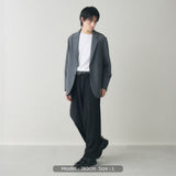 【kuros’オリジナル】リラックスフィット シングルテーラードジャケット | ストレッチ 日本製 男女兼用