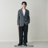 【kuros’オリジナル】リラックスフィット シングルテーラードジャケット | ストレッチ 日本製 男女兼用