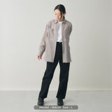 【kuros'オリジナル】スリットシースルーシャツ｜シアー ドライタッチ レディース