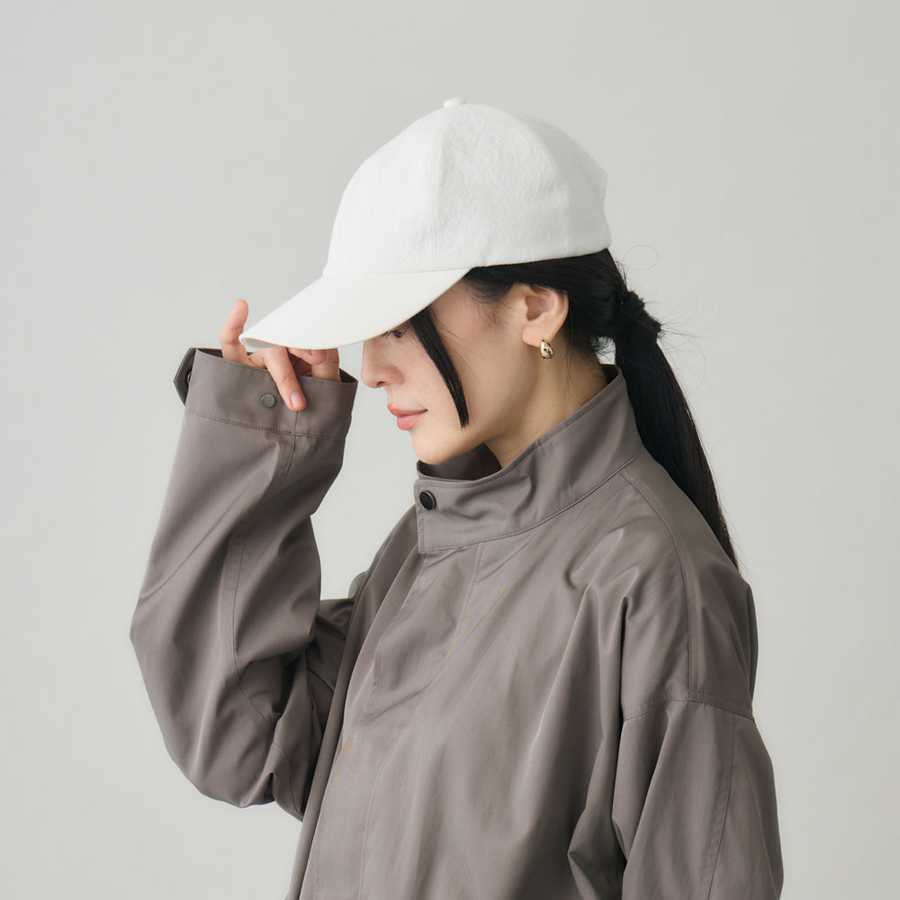 Nine Tailor × kuros'別注品】コットンリネンキャップ 日本製 男女兼用