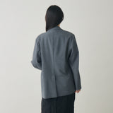 【kuros’オリジナル】リラックスフィット シングルテーラードジャケット | ストレッチ 日本製 男女兼用