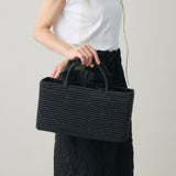 【kuros’別注】ラフィア カゴバッグ浅型 M