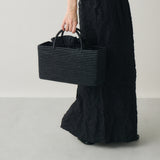 【kuros’別注】ラフィア カゴバッグ浅型 M