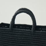 【kuros’別注】ラフィアカゴバッグ浅型 SS