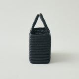 【kuros’別注】ラフィア カゴバッグ浅型 S