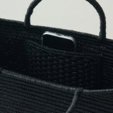 【kuros’別注】ラフィア カゴバッグ浅型 M